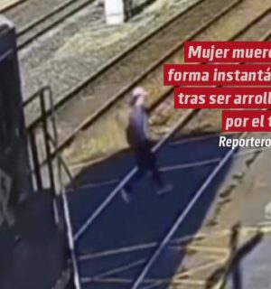 Mujer muere de forma instantánea tras ser arrollada por el tren
