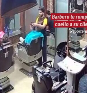 Barbero le rompe el cuello a su cliente, pretendía relajarlo con una técnica de quiropráctica 