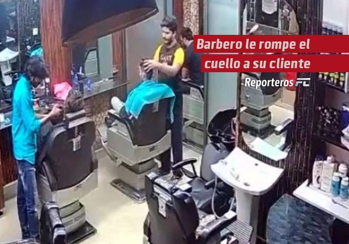 Barbero le rompe el cuello a su cliente, pretendía relajarlo con una técnica de quiropráctica 