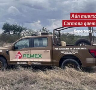 Aún muerto, Carmona quema
