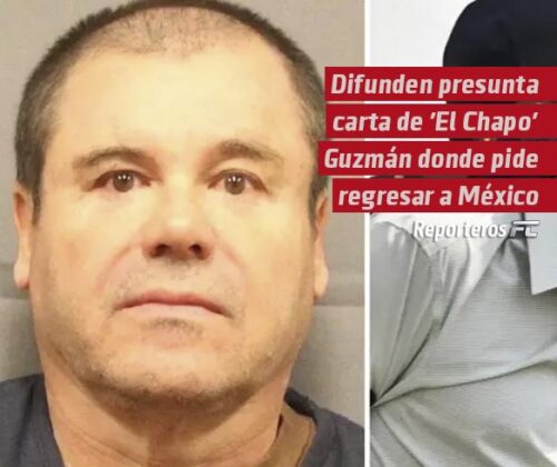 Difunden presunta carta de ‘El Chapo’ Guzmán
