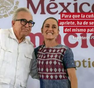 Para que la cuña apriete, ha de ser del mismo palo