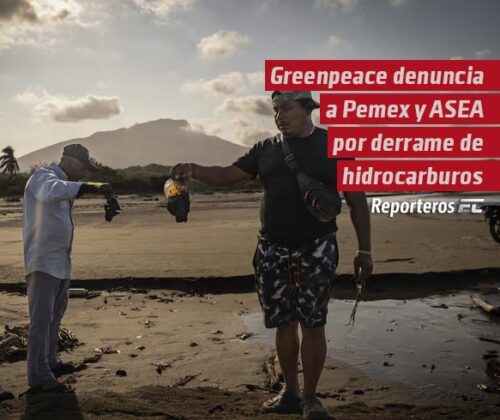 Greenpeace denuncia a Pemex y ASEA por derrame de hidrocarburos en el Golfo de México