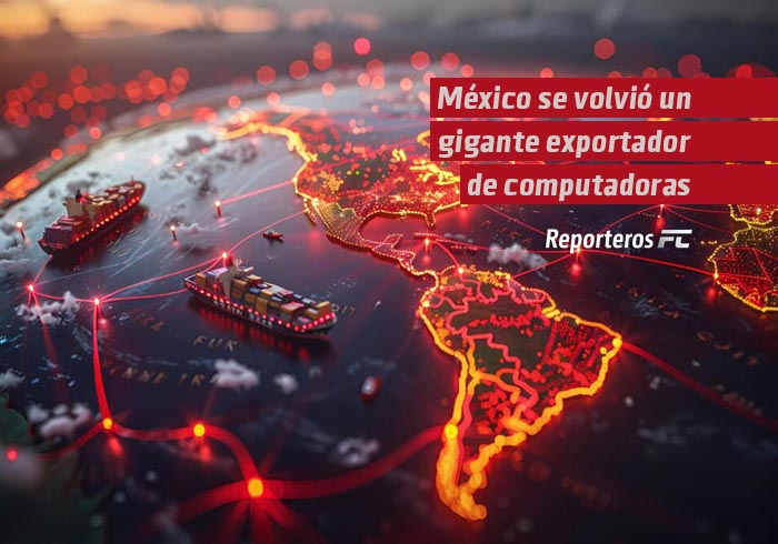 México se volvió un gigante exportador de computadoras