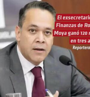 El exsecretario de Finanzas de Rocha Moya ganó 120 mdp en tres años