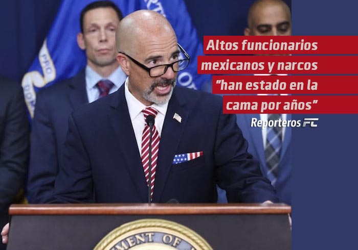 Terry Cole afirma que altos funcionarios mexicanos y narcos «han estado en la cama por años»