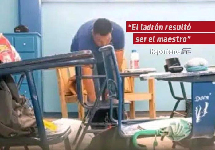 “El ladrón resultó ser el maestro”