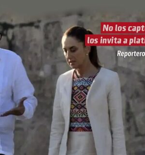No los captura, los invita a platicar