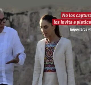 No los captura, los invita a platicar