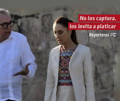No los captura, los invita a platicar