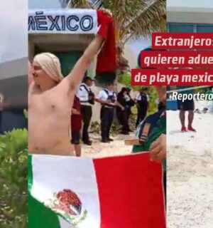 Vecinos de Playa del Carmen protestan con picnic frente a casa de extranjera por adueñarse de la costa