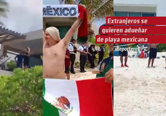 Vecinos de Playa del Carmen protestan con picnic frente a casa de extranjera por adueñarse de la costa