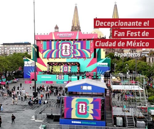 Medios extranjeros califican de ‘decepción’ el Fan Fest de Ciudad de México