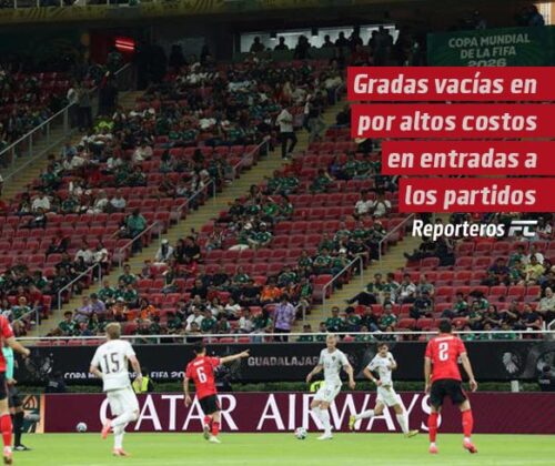 Las gradas vacías en un partido del Mundial reavivan la preocupación por el precio de las entradas