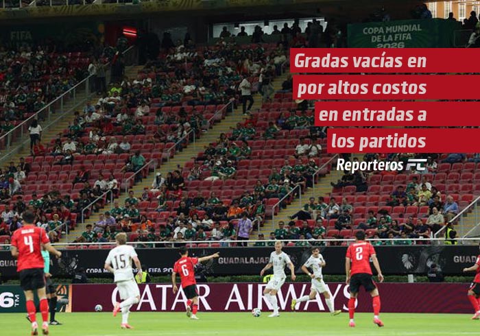 Las gradas vacías en un partido del Mundial reavivan la preocupación por el precio de las entradas