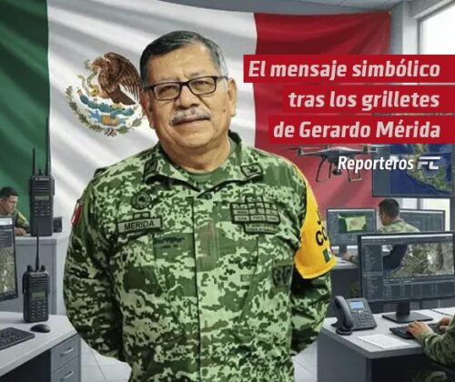 El mensaje simbólico tras los grilletes de Gerardo Mérida