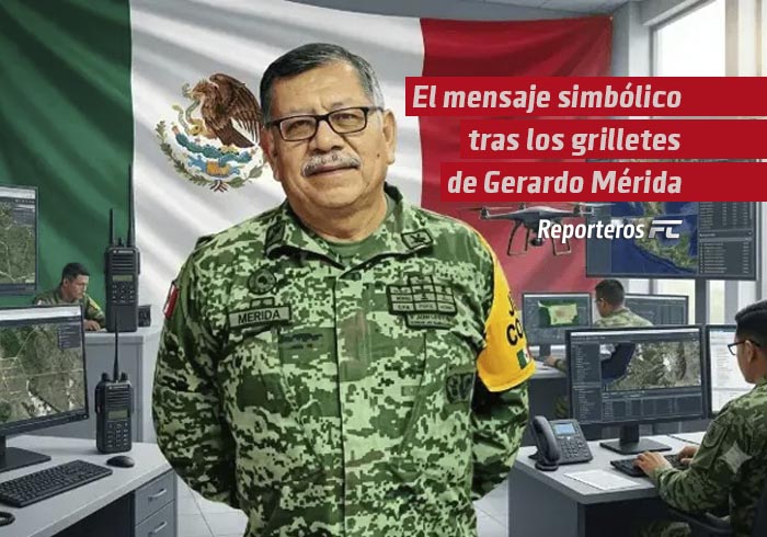 El mensaje simbólico tras los grilletes de Gerardo Mérida