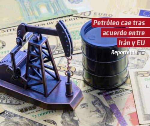 Petróleo cae tras acuerdo entre Irán y EU