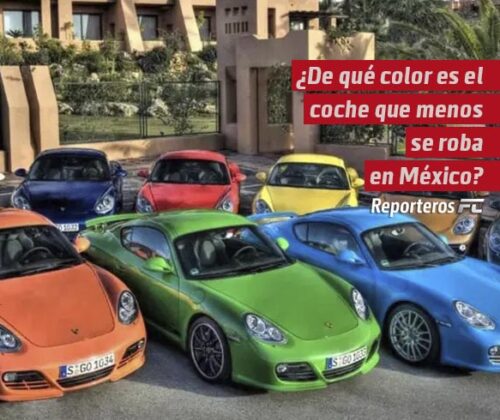 ¿De qué color es el coche que menos se roba en México?