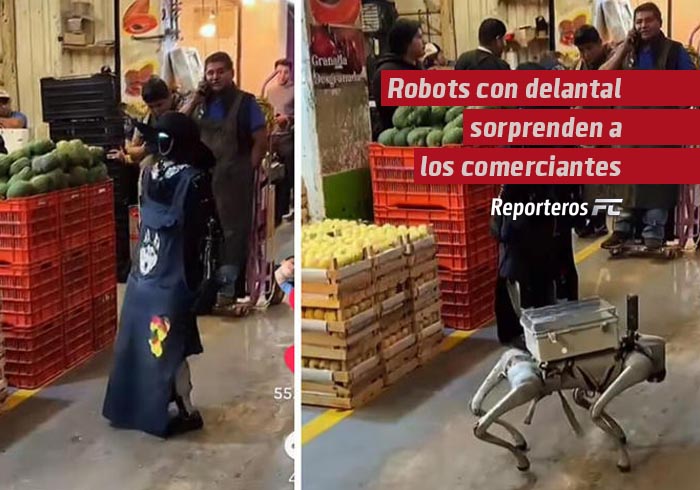 Robots con delantal sorprenden a los comerciantes