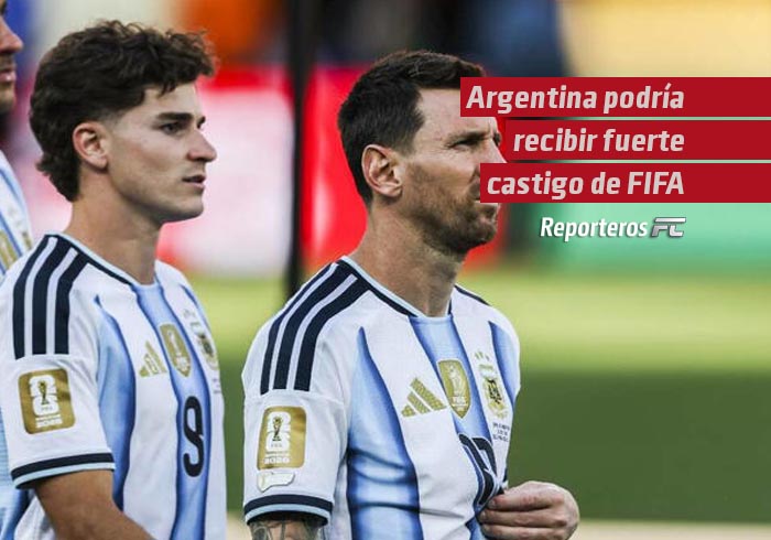 Argentina podría recibir fuerte castigo
