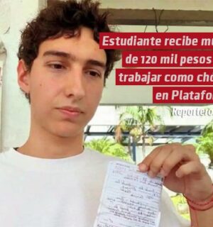 Estudiante recibe multa de 120 mil pesos por trabajar como chófer en Plataforma