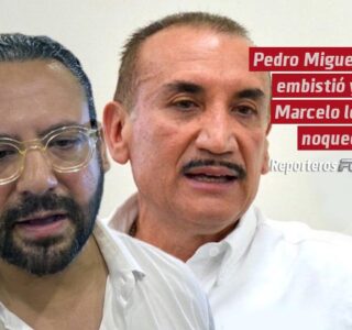 Pedro Miguel embistió y Marcelo lo noqueó