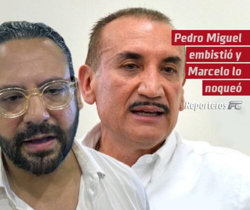 Pedro Miguel embistió y Marcelo lo noqueó