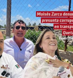 Moisés Zarco denuncia presunta corrupción en transporte Quetzalli