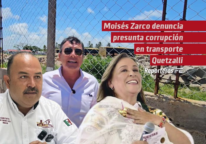Moisés Zarco denuncia presunta corrupción en transporte Quetzalli