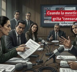 Cuando la mentira grita «censura»