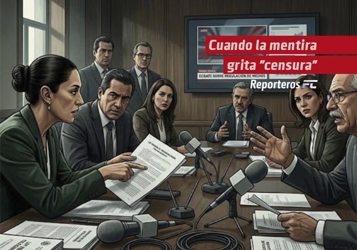Cuando la mentira grita «censura»
