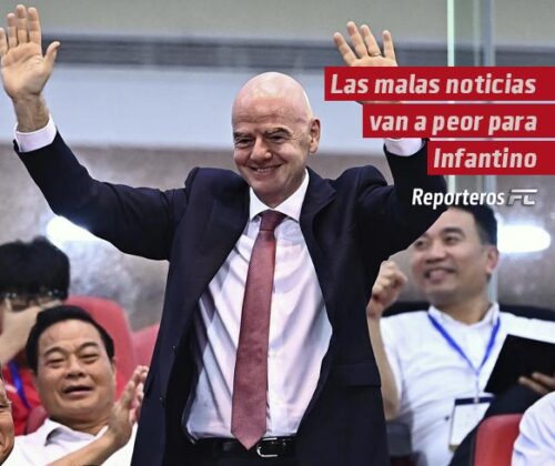 Las malas noticias van a peor para Infantino