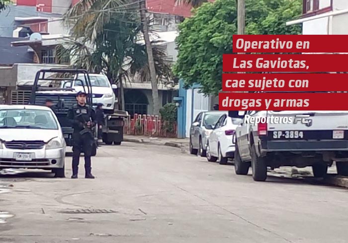 Operativo en Las Gaviotas: cae un sujeto con armas, droga y un vehículo