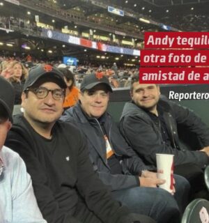 Andy tequilero: otra foto de una amistad de años