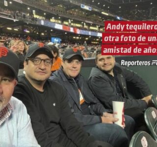 Andy tequilero: otra foto de una amistad de años