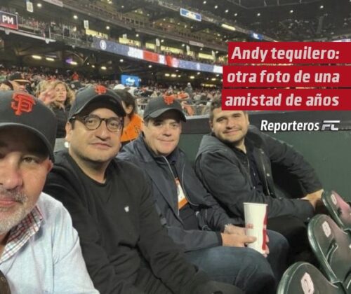 Andy tequilero: otra foto de una amistad de años