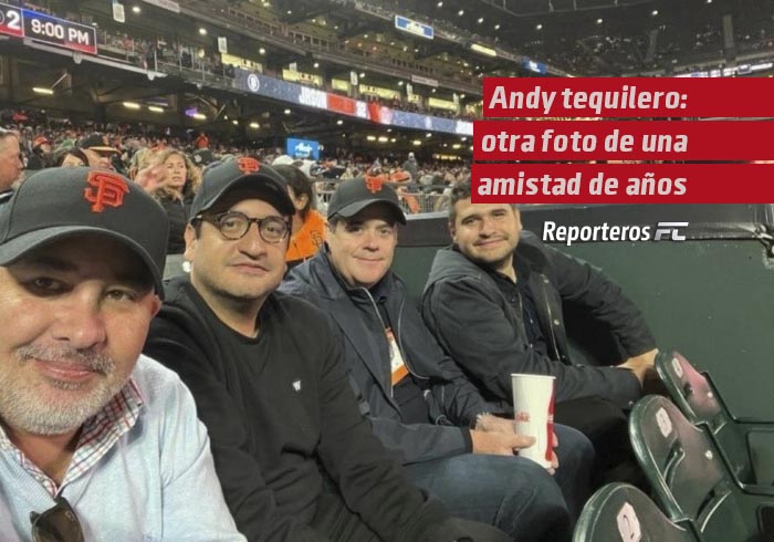Andy tequilero: otra foto de una amistad de años