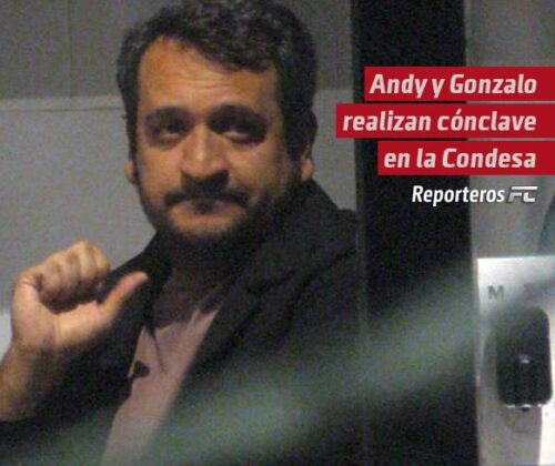 Andy y Gonzalo realizan cónclave en la Condesa
