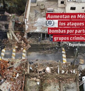Aumentan en México los ataques con bombas por parte de grupos criminales, dicen funcionarios