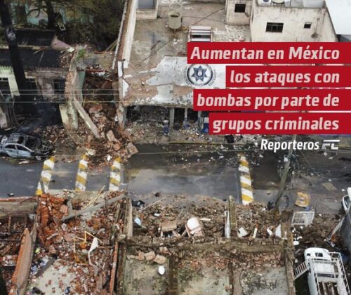 Aumentan en México los ataques con bombas por parte de grupos criminales, dicen funcionarios