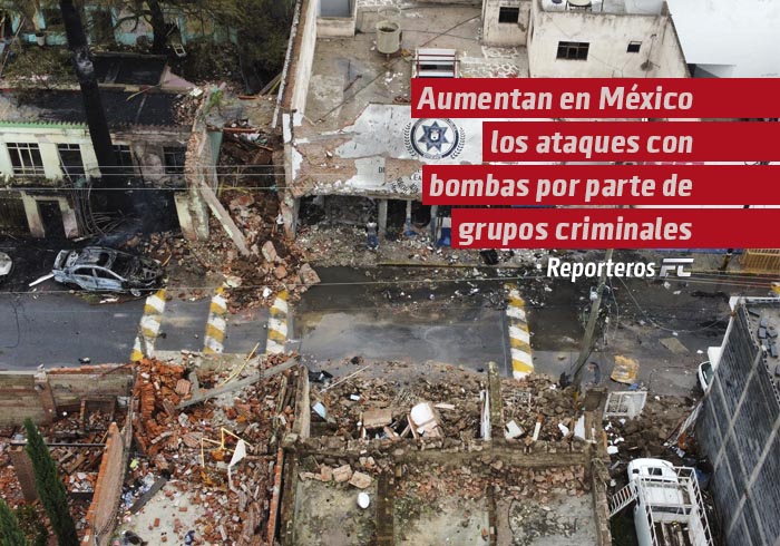 Aumentan en México los ataques con bombas por parte de grupos criminales, dicen funcionarios