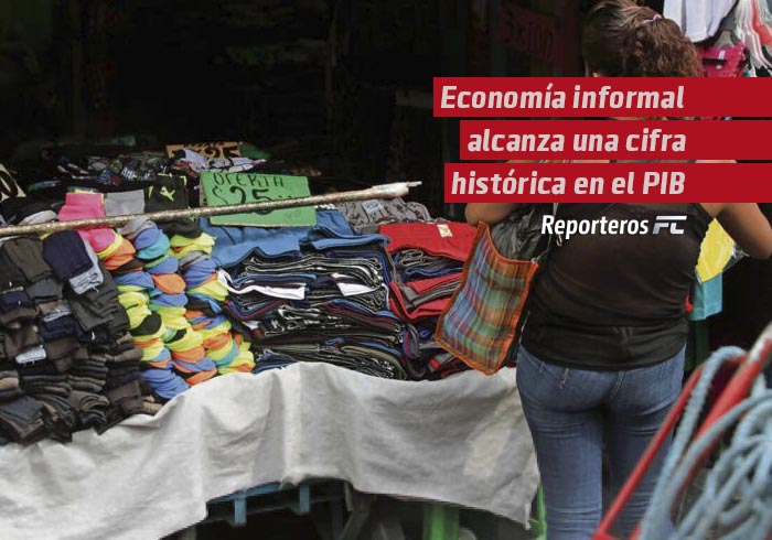 Economía informal alcanza una cifra histórica en el PIB